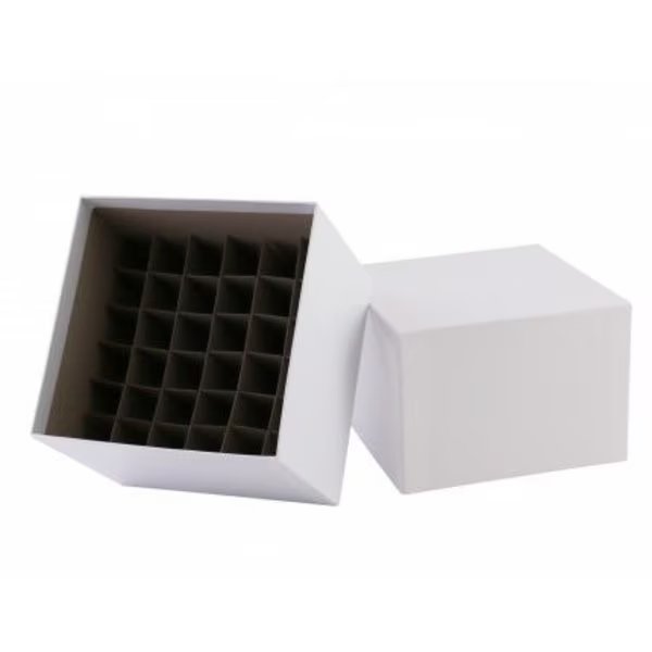 Storage Box w/ Lid & Divider, Cardboard, 36x15ml Tubes, Crystal Technology, Mfr#: 247577